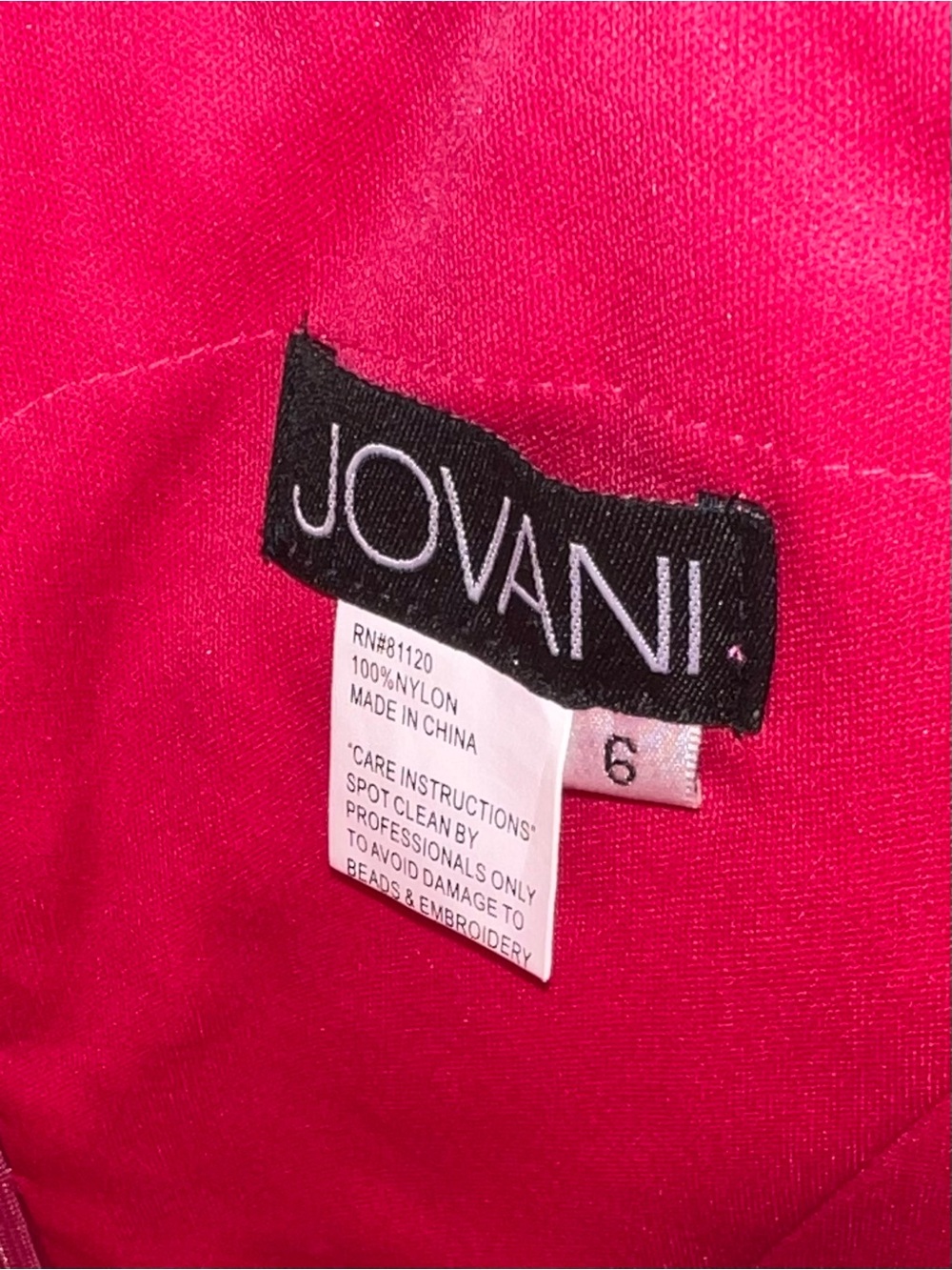 NWT Jovani 25957 Raspberry Sequin Strapless Corset Mini Dress Size 6 Prom HOCO - Picture 5 of 12